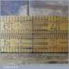 Vintage 2 ft Rabone No: 1380 Boxwood Brass Folding Ruler - Good Condition