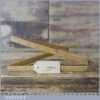 Vintage Rabone No: 1166 Boxwood Brass 3ft Folding Rule - Good Condition