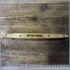 Vintage 12” J Rabone & Sons No: 1626 Mahogany Brass Spirit Level