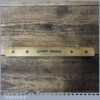 Vintage 8” Hockley Abbey No: 1622 Beechwood Brass Spirit Level