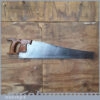 Vintage Warranted Superior 24” Rip Saw 5 TPI - Refurbished Sharpened