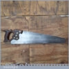 Rare Vintage Spear & Jackson Sorbitic Pearlite 22 ½” Rip Saw 5 ½ TPI - Refurbished Sharpened