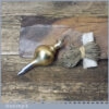 Vintage No: 0 Steel Tipped Brass Plumb Bob - Good Condition