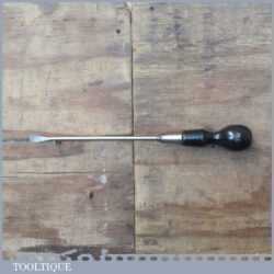 Vintage Stanley No: 25C Turnscrew Screwdriver With Beechwood Handle