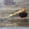 Vintage 4 Boxwood Brass Multi Tool Encased In Screw Top Handle