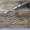 Vintage Beechwood Steel 7 Multi Tool Encased In Screw Top Handle