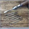 Vintage Beechwood Steel 7 Multi Tool Encased In Screw Top Handle