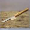 T1836- Good HSS Wood turners fluted parting chisel made by Ashley Iles