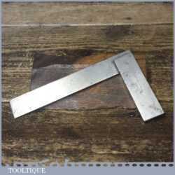 Vintage Sheffield Engineer’s 4” Steel Square - Good Condition