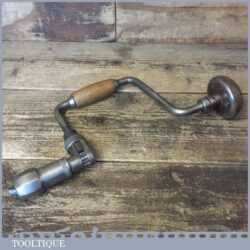 Vintage Stanley No: 75 Carpenter’s Ratchet Brace 10” Swing - Good Condition