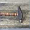 Antique Jeweller’s Brass Headed Cross Pein Hammer With Decorative Handle