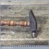 Antique Jeweller’s Brass Headed Cross Pein Hammer With Decorative Handle