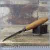 Vintage Carpenter Sheffield 1/8” Bevel Edge Chisel Ash Handle - Sharpened Honed