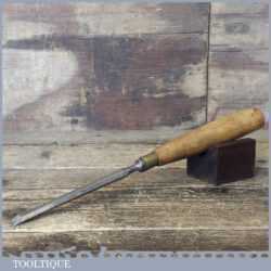 Vintage Robert Sorby Carpenter’s 3/8” Bevel Edge Chisel - Sharpened Honed