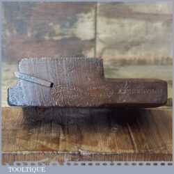 Antique Stevenson & Mawhood ¼” Beading Beechwood Moulding Plane - Good Condition