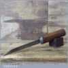 Antique Ibbotson Peace & Co. 1850 Carpenter 1/8” Cast Steel Sash Mortice Chisel