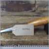 Vintage Stormont Carpenter Wood Carver 1/8” Sash Mortice Chisel - Sharpened Honed