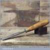 Vintage I. Sorby Carpenter’s 5/8” Gouge Chisel Beechwood Handle - Fully Refurbished