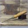 Vintage Carpenter’s 3/16” Bevel Edge Chisel Boxwood Handle - Sharpened Honed