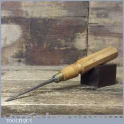 Vintage Carpenter’s 3/16” Bevel Edge Chisel Boxwood Handle - Sharpened Honed