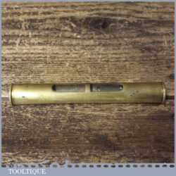 Vintage Engineer’s 4 ½” Brass Spirit Level - Good Used Condition