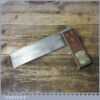 Vintage Charles Taylor's Carpenters 7 ½” Rosewood Brass Try Square - Good Condition