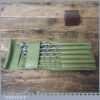 Vintage Set 6 No: Wotan No: H43 Single Wing Screw Centre Bits 1/4” – 3/4”
