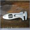 Unusual Chrome Plated Vintage King Dick 3” Miniature Adjustable Spanner Wrench