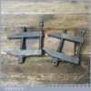 Vintage Pair 2” Moore & Wright Engineers Toolmakers Clamps - Good Condition