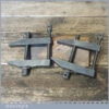 Vintage Pair 2” Moore & Wright Engineers Toolmakers Clamps - Good Condition