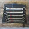 Vintage Set 6 Gordon Imperial Ring Spanners In Roll - Good Condition