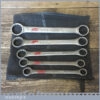 Vintage Set 6 Gordon Imperial Ring Spanners In Roll - Good Condition