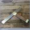 Vintage Carpenter’s Mahogany Brass Sliding Bevel - Good Condition