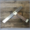Vintage Carpenter’s Mahogany Brass Sliding Bevel - Good Condition