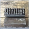 Vintage Set 1/4” Letter Marking Punches Complete In Original Container