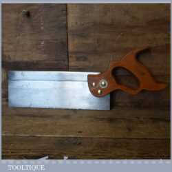 Vintage Elwell 10” Steel Back Dovetail Saw 14 TPI - Sharpened Refurbished