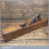 Antique J. Buck 1881-1910 Carpenter’s 22” Beechwood Trying Plane - Lapped Flat