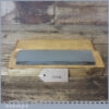 Vintage 8” x 2” Carborundum Course Oil Stone Pine Box Good Used Condition