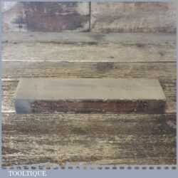 Vintage Boxed Norton 8”x 2” India Oil Stone Good Used Condition - Lapped Flat