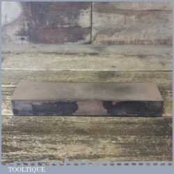 Vintage 8”x 2”x 1” Medium Grit India Oil Stone - Lapped Flat