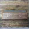 Vintage 8”x 2”x 1” Carborundum Oil Stone Mahogany Box - Lapped Flat