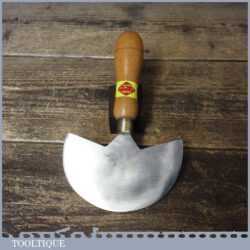 Vintage Geo Barnsley Leatherworking 5” Half Moon Head Knife - Unused