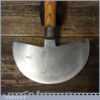 Vintage Leatherworking 5” Half Moon Head Knife Crowsfoot Broad Arrow 1942