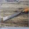 Rare Vintage Herring Bros 1 ⅛” Straight Wood Carving Gouge Chisel - Sharpened