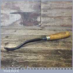 Vintage W. Marples Carpenter’s 1/2” Swan Neck Lock Mortice Chisel - Sharpened Honed