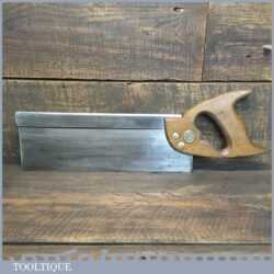 Vintage Spear & Jackson 12” Steel Back Tenon Saw 14 TPI - Sharpened Refurbished