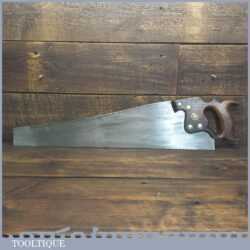 Vintage 24” Henry Disston Philadelphia USA D8 Rip Saw 6 TPI - Sharpened Refurbished