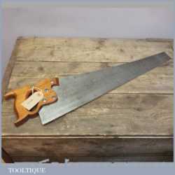 Vintage Disston USA 22” D8 Cross Cut Panel Saw - Good Condition