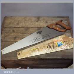 Vintage Sandvik 266 Master Craftsman Saw In Original Sleeve