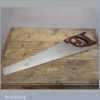 Vintage Spear And Jackson Special Saw With Mahogany Handle